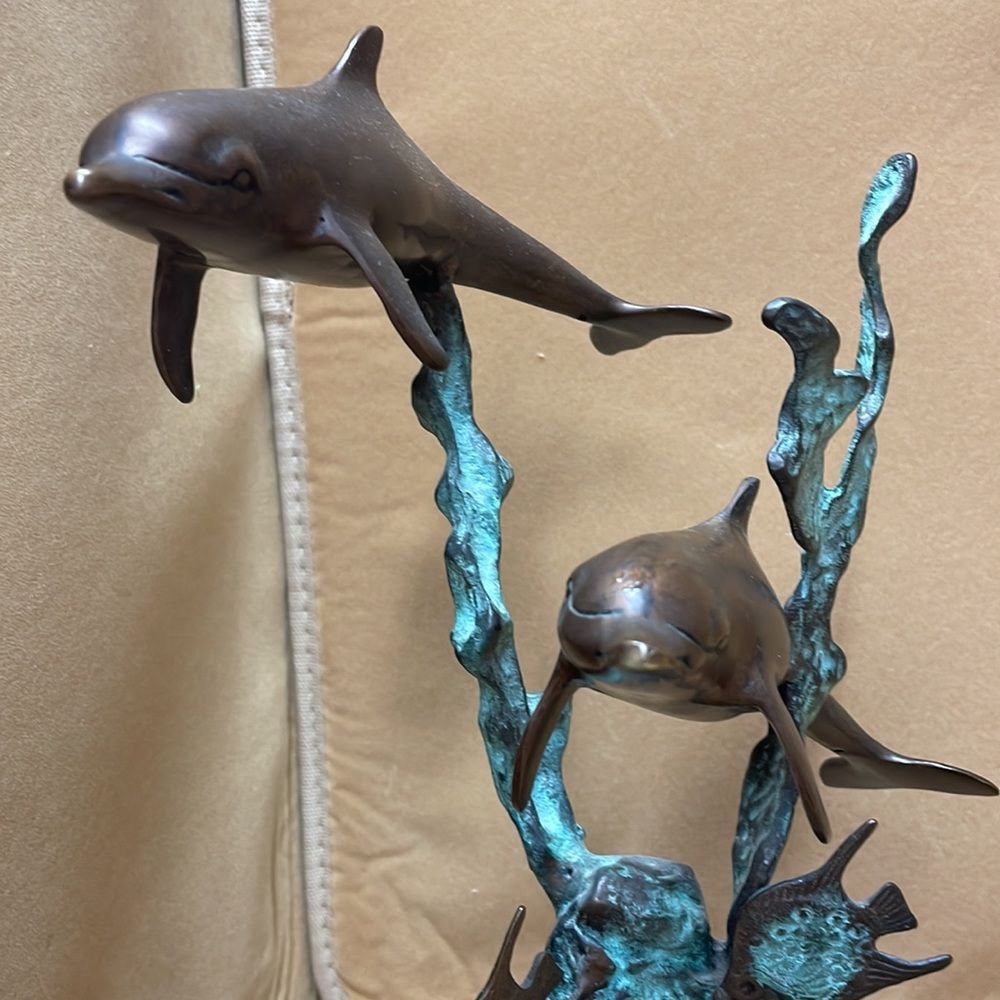 Bronze Dolphens & Fish From Hawaii - Picture 5 of 10